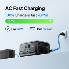 BLUETTI Elite 10 128Wh Mini Portable Power Station+60W Solar Panel for Travel
