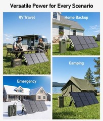 110W Foldable Solar Panel, ESP110 Portable Solar Charger for ES960, ES960 PRO, E