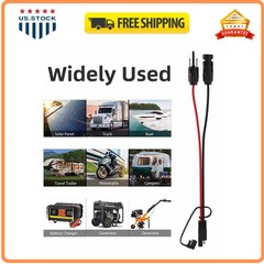 10AWG Solar Extension Cable 30cm with SAE Adapters and Polarity Reverse Adapters