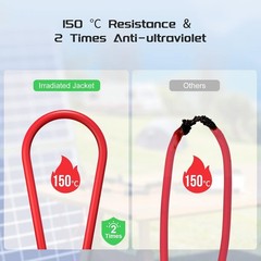 Solar Connectors 30A Y-Branch Cable, Solar Cable Parallel Adaptor Solar Panel…