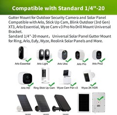 Adjustable 1/4″ Solar Panel Mount for Easy Installation – Weatherproof & Durable