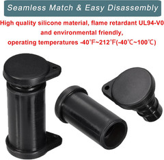 Solar Connector Caps, IP67 Solar Panel Connector Cap Weather Resistant Dust M…