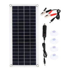 20W-1000W Solar Panel 12V Solar Cell 10A-100A Controller Solar Plate Kit for Pho