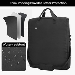 HODRANT HD00701 Solar Panel Storage Bag Black Padded Travel Carrying Case