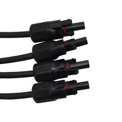 Solar Panel Connector Y Branch Cable Connection Adapter Waterproof Plug Kit M/F
