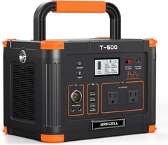 Travel-Friendly 500W Solar Generator with 2 AC Outlets – Lightweight & Versatile