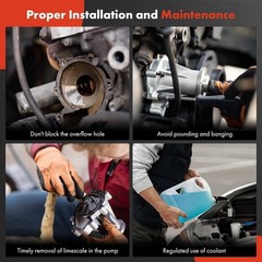 A-Premium Engine Water Pump Compatible with 289-351W Small-Block | for (Left …