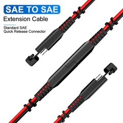 ELECTOP 15ft 10AWG SAE Extension Cable with Quick Connect Disconnect SAE Powe…