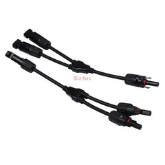 Solar Panel Y Branch Cable Connection Waterproof Adapter Connector Extension US