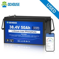36V 50Ah Lithium Bluetooth Battery Smart Monitor Trolling Motor Solar