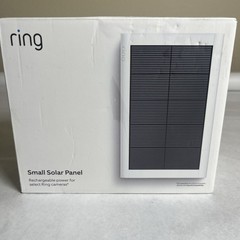 Ring Small Solar Panel 1.9W for Outdoor Camera White With Flexible Mount