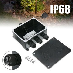 IP68 Waterproof Junction Box for Outdoor Electrical Cable Wire 4 Way Design