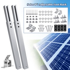 Solar Panel Adjustable Angle Mounting System Kit Roof Boat Tilt Mount Brackets