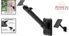 Universal Solar Panel Wall Mount Adjustable Extended Arm for Security Cameras