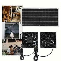 30W Solar Powered Fan for Shed,Chicken Coop,Greenhouse Waterproof Exhaust Fan us
