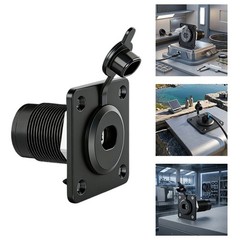 CAT6 Female-Female Socket IP68 Aluminum Housing for Gen3 Wall Integration