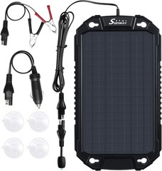 12V Solar Battery Charger with Reverse Charging Protection – Easy Installation