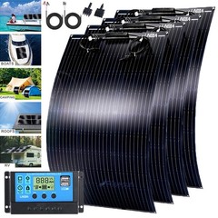400W Solar Panel Kit Battery Charger & 30A Controller For Car Van Caravan Boat