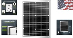 10BB 35W 12V Solar Panel High-Efficiency Monocrystalline PV Module Designed f…