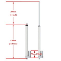 DIY Single Axis Solar Tracking Tracker-14″ Linear Actuator Anemometer System SJ