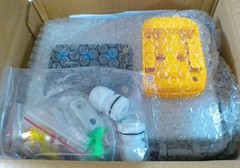 Power Distribution Box with Battery Adapter Fit for De.Walt 20V Battery