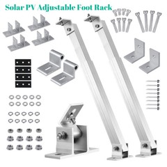 Solar Panel Tilt Mount Bracket Solar Panel Foot Mount Adjustable Aluminum Alloy