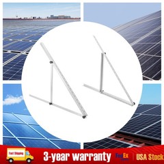 2 Pack 41 inches Adjustable Solar Panel RV Tilt Mount Brackets For Boat / Roof