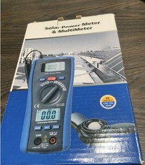 Cem LA-1017 Portable Solar Energy Power Meter with DMM Multi-Meter and Case New