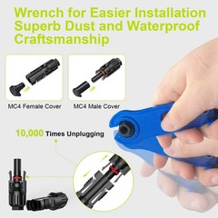 Solar Connector PV Cable 10AWG Male Female IP68 Waterproof Dustproof Adapter 30