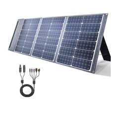100W Portable Solar Panel for Power Station Generator,20V Ultra-Light 5.5lbs NEW