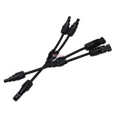 Solar Panel Y Branch Cable Connection Waterproof Adapter Connector Extension US