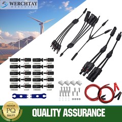 Solar Panel Y Branch Cable Connection Adapter Connector Extension Waterproof
