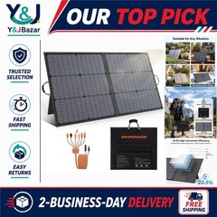 110W Foldable Portable Solar Panel 20V Monocrystalline Charger MC4