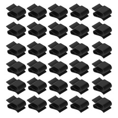 Pack of 30 Sturdy Plastic Photovoltaic Cable Clamps for Multipurpose Use