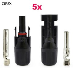 5/10/20 Pairs Solar Panel 30A Line Plug Socket Connectors Male & Female Pv IP67