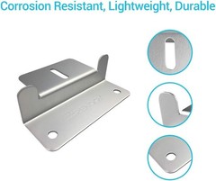 Corrosion-Free Z Brackets for RVs, Trailers, Boats – 4 Count