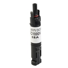 Solar Panel Fuse Holder And Fuse 25A Waterproof Inline PV Fuse Holder 1000VDC