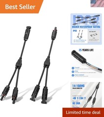 High Performance Y Branch PV Connector – Waterproof 30A Solar Wiring Solution