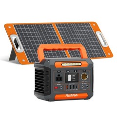 Flashfish 200W 144.3Wh Portable Solar Generator Optional With 60W Solar Panel