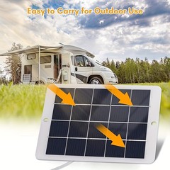Solar Panel Charger Effective Output Suitable for Various Outdoor Uses