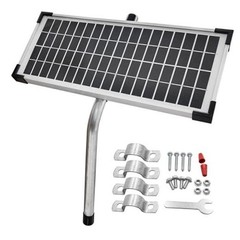 Solar Panel Kit FM123 Compatible with Mighty Mule Automatic Gate Openers |