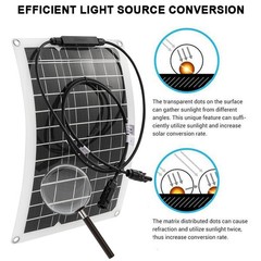 6000W Solar System Kit, Flexible Panel 100A Controller, 12V DC to 110V/220V