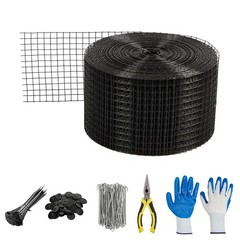6in x 50/100/120 ft Solar Panel Bird Guard Critter Mesh Roll Kit 100pcs Fastener