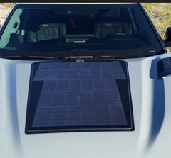 Lensun 90W 12V Flexible Hood Solar Panel for Toyota Tundra 3rd Gen 2022 Present