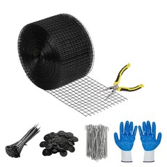 6in x 50/100/120 ft Solar Panel Bird Guard Critter Mesh Roll Kit 100pcs Fastener