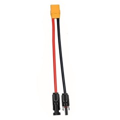 Solar Charging Cable with XT90 Input Port for Portable Generators Solar Panel