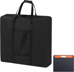 Durable Dustproof Solar Panel Carry Case – 600D Oxford Fabric, Black 21.7»