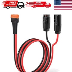 Efficient 12AWG 6FT Solar to XT60i Adapter Cable for Max Solar Integration