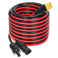 30FT 10AWG Solar to XT60 Extension Cable for Power Stations & Generators