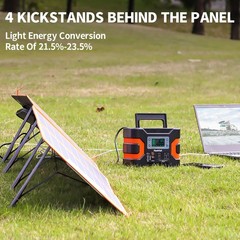 Flashfish Portable 100W Solar Panel DC PD Type-C QC3.0 Output Solar Charger